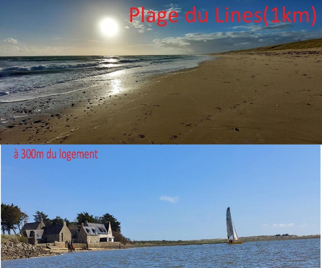 Maison De Vacances 4 Pers Avec Jardin Privatif A 1Km Plage Lines Et 300M De La Mer De Gavres - Ar Pil Jadur Plouhinec  Exterior foto