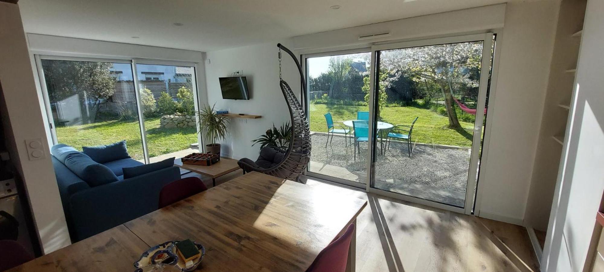 Maison De Vacances 4 Pers Avec Jardin Privatif A 1Km Plage Lines Et 300M De La Mer De Gavres - Ar Pil Jadur Plouhinec  Exterior foto